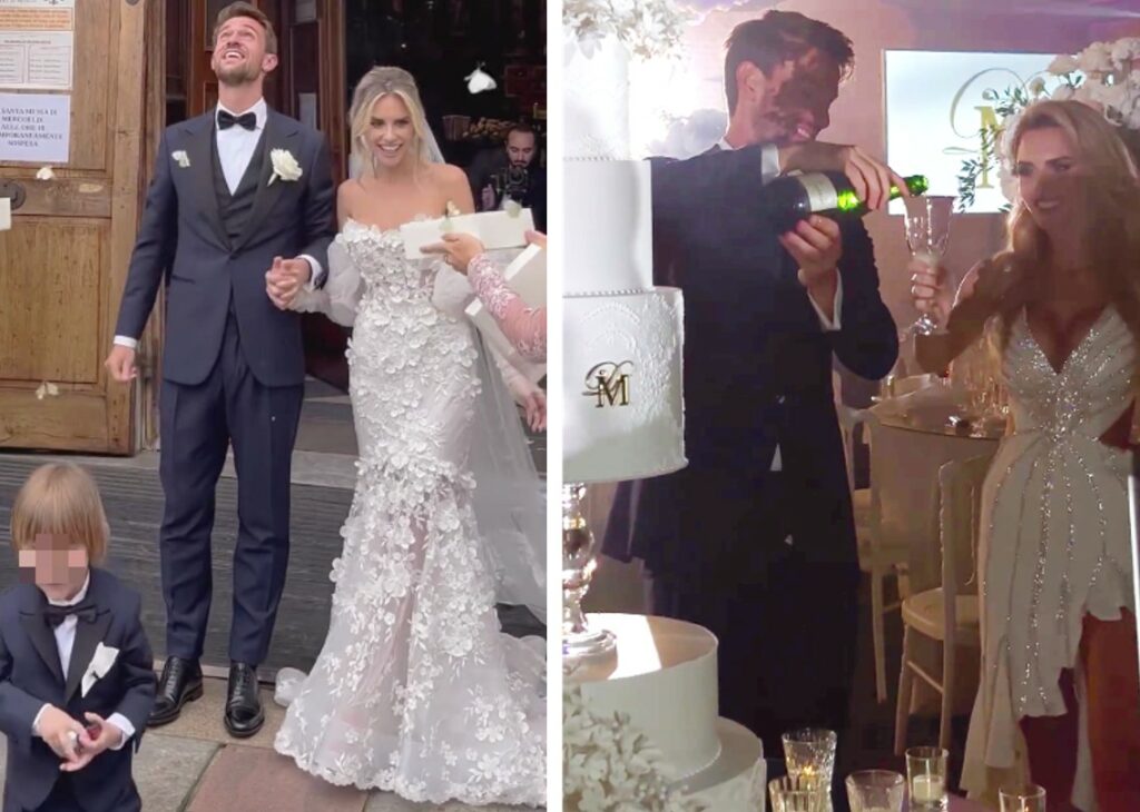 Il calciatore della Juve Daniele Rugani e la conduttrice Michela Persico si sono sposati! Grande festa a Torino, c'è anche qualche vip: guarda Il calciatore della Juve Daniele Rugani e la conduttrice Michela Persico si sono sposati! Grande festa a Torino, c'è anche qualche vip: guarda