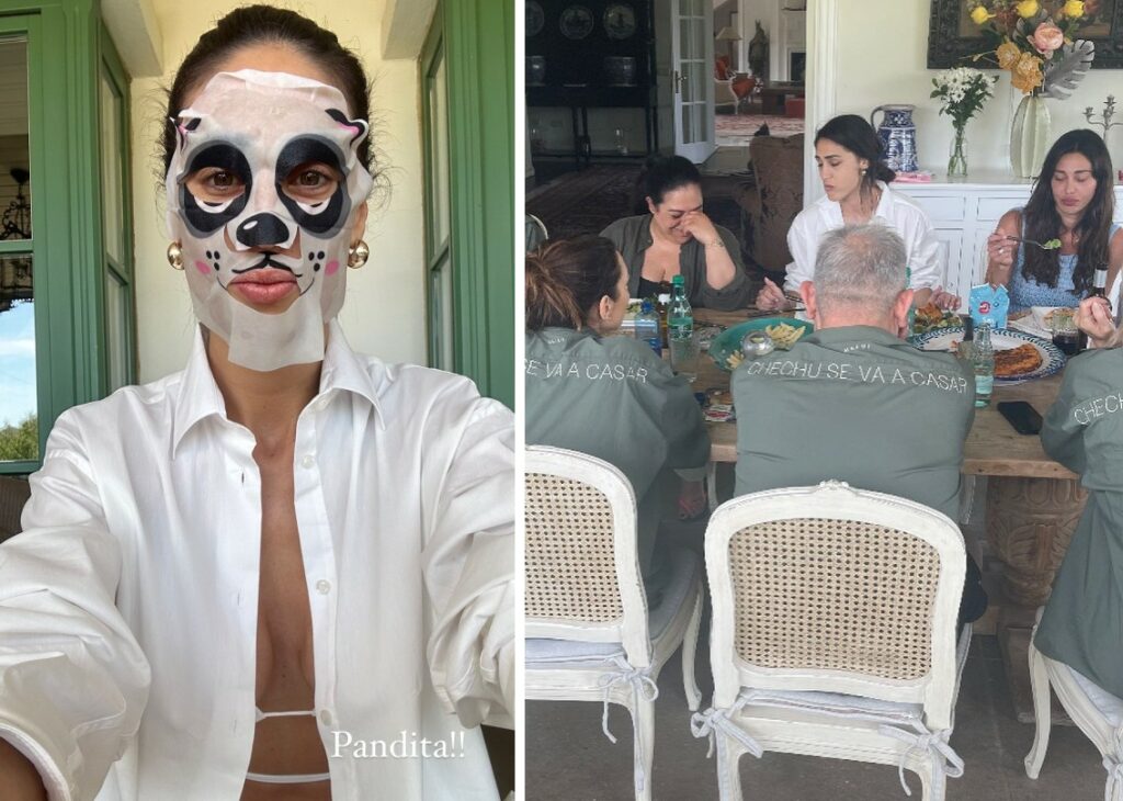 I festeggiamenti per l'addio al nubilato di Cecilia Rodriguez con Belen e mamma Veronica continuano: le nuove immagini