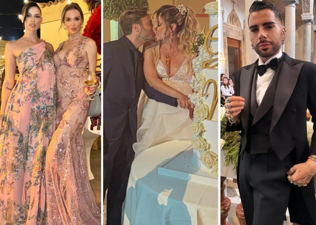 Nozze Guenda Goria, incinta, e Mirko Gancitano in Sicilia: le immagini