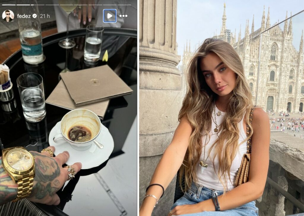 Fedez porta la giovanissima modella francese Garance Authié, sua presunta fidanzata, anche a Milano: gli indizi del weekend sotto la Madonnina