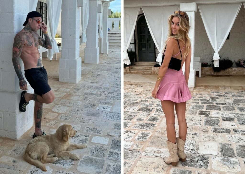 Mentre la Ferragni era in Sicilia per le nozze della Leotta, Fedez è volato in jet privato in Puglia con la fidanzata 20enne Garance Authié: guarda Mentre la Ferragni era in Sicilia per le nozze della Leotta, Fedez è volato in jet privato in Puglia con la fidanzata 20enne Garance Authié: guarda