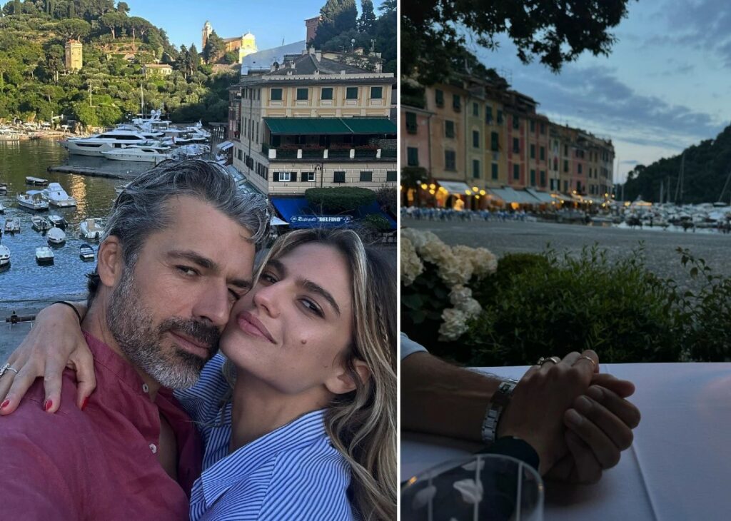 Luca Argentero e Cristina Marino festeggiano il terzo anniversario di nozze a Portofino