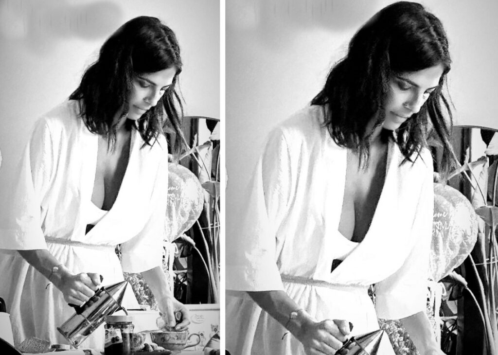 ''Tu mi vedi sempre bella'': Roberta Morise dopo il difficile parto ringrazia il compagno chef 