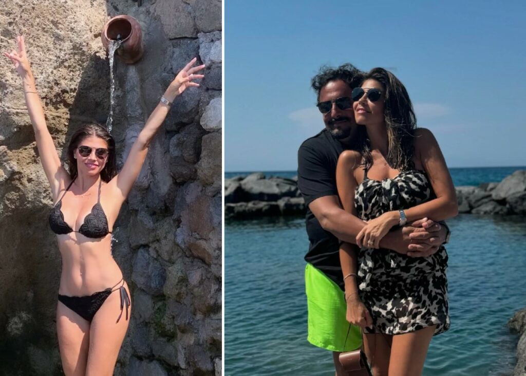 Enrico Brignano e Flora Canto in vacanza a Ischia Enrico Brignano e Flora Canto in vacanza a Ischia