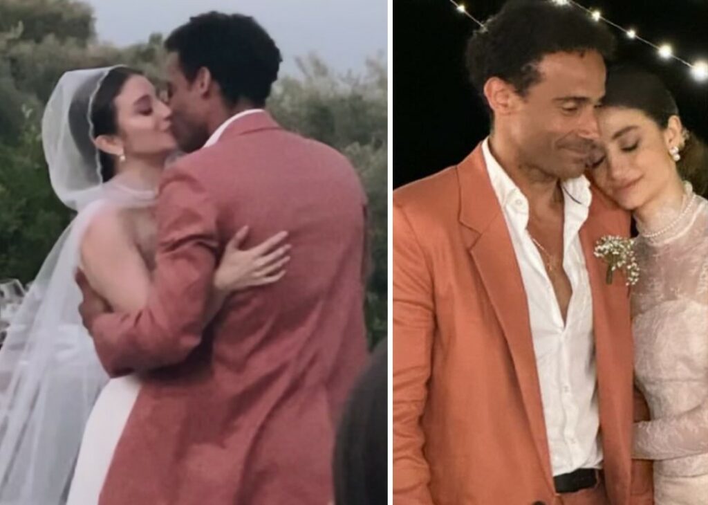 L'ex vincitrice di 'Amici' Virginia Tomarchio ha sposato il ballerino del talent Amilcar Gonzalez che ha 18 anni più di lei: le immagini del 'sì'