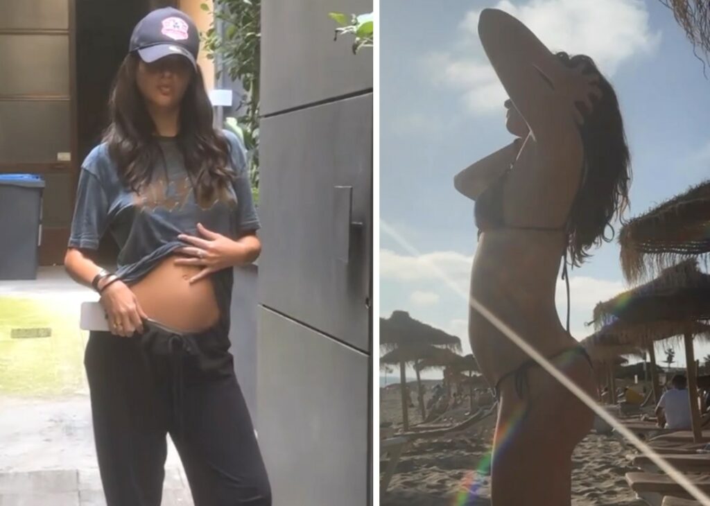 Sara Barbieri incinta di Fabrizio Corona mostra il pancino che cresce: guarda Sara Barbieri incinta di Fabrizio Corona mostra il pancino che cresce: guarda