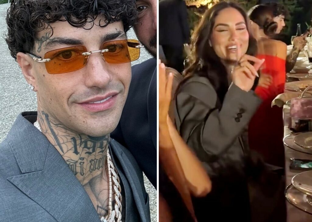 Giulia De Lellis e il presunto nuovo fidanzato Tony Effe alle nozze dei Moser, gli indizi sul loro amore ancora non ufficiale: guarda Giulia De Lellis e il presunto nuovo fidanzato Tony Effe alle nozze dei Moser, gli indizi sul loro amore ancora non ufficiale: guarda