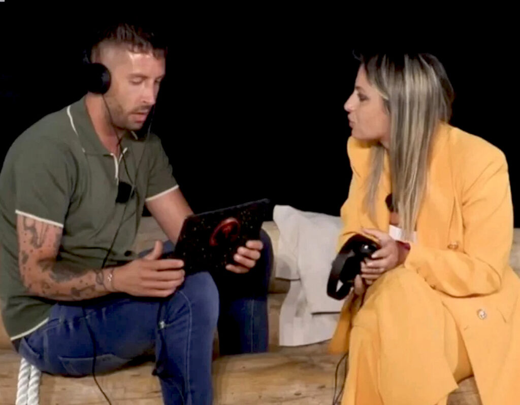 A Temptation Island Christian lascia Ludovica dopo aver visto le  immagini nella doccia con il tentatore: 'Pensavo ci fosse un limite alla delusione, che schifo'