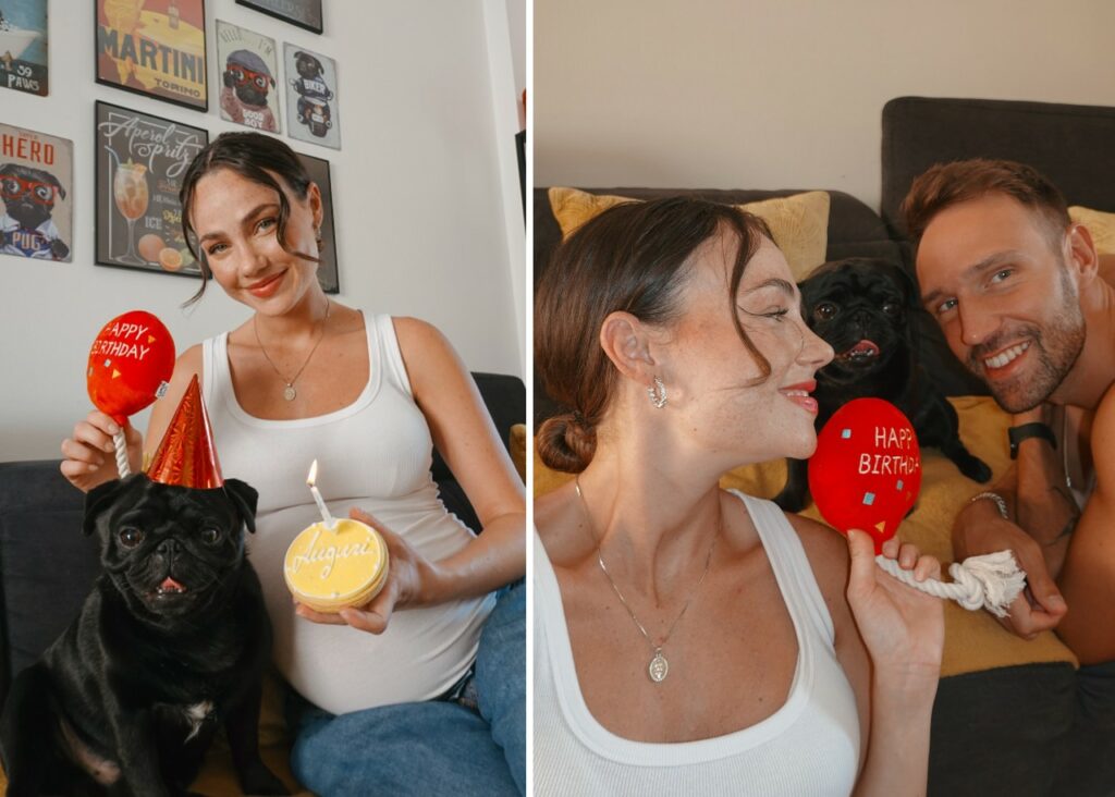 Rosalinda Cannavò e Andrea Zenga festeggiano i tre anni del loro Chinu Rosalinda Cannavò e Andrea Zenga festeggiano i tre anni del loro Chinu