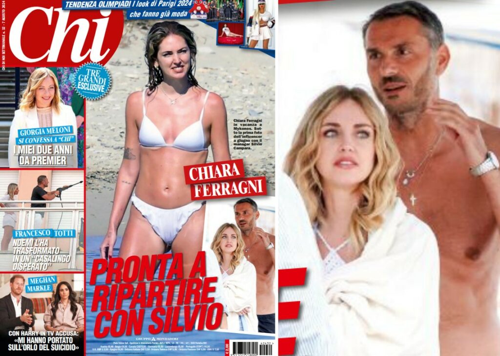 Chiara Ferragni paparazzata da 'Chi' con il nuovo presunto fidanzato Silvio Campara: è lui l'uomo da cui riparte dopo Fedez? Chiara Ferragni paparazzata da 'Chi' con il nuovo presunto fidanzato Silvio Campara: è lui l'uomo da cui riparte dopo Fedez?
