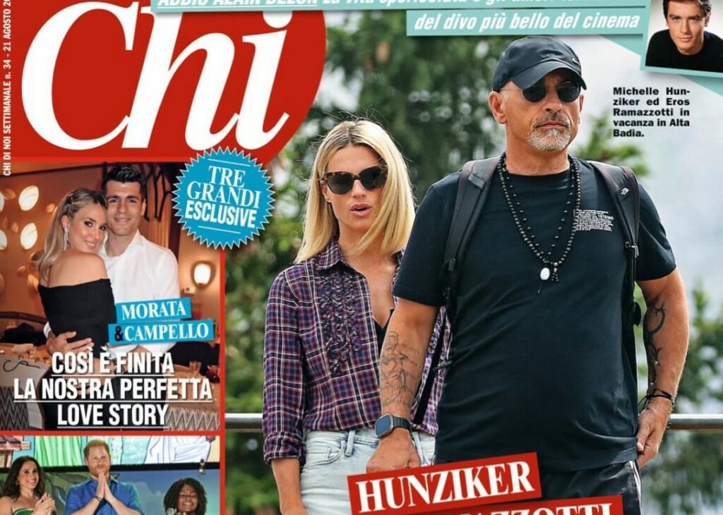 Michelle Hunziker ed Eros Ramazzotti in vacanza insieme: l’affetto tra i due ex coniugi si rafforza sempre di più