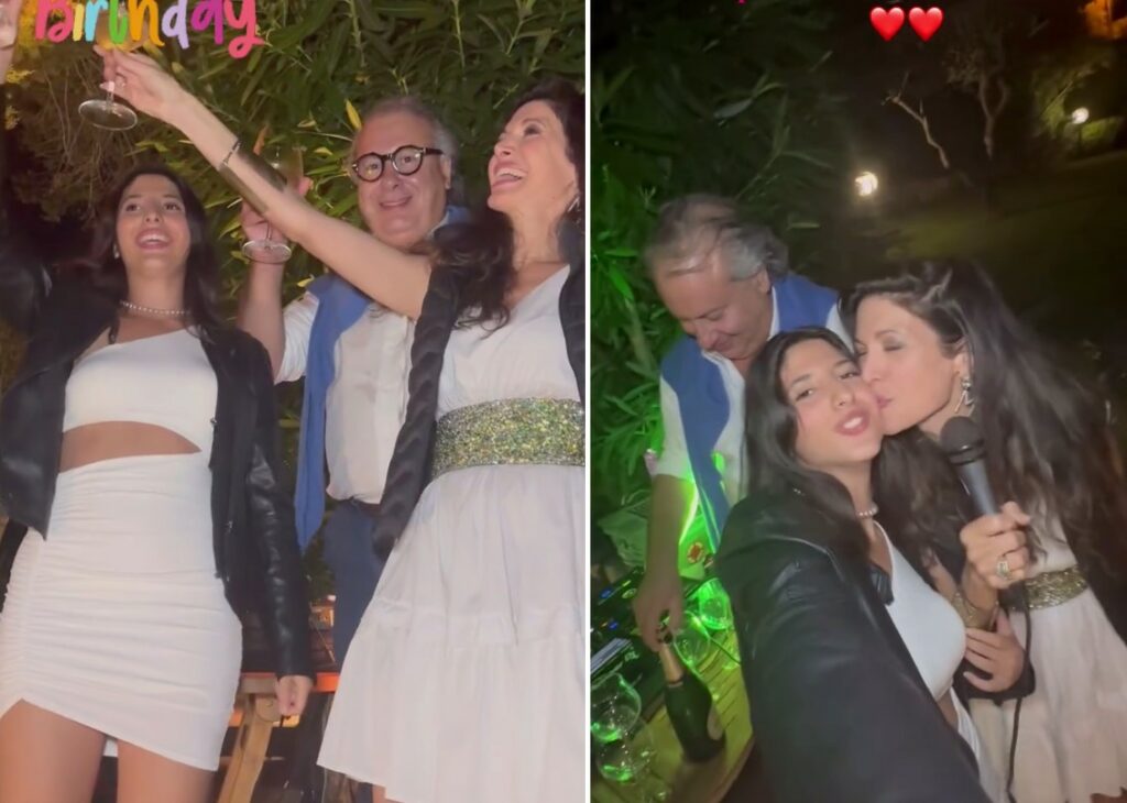 La figlia di Maria Monsé compie 18 anni: festa in Sardegna per la maggior età di Perla Maria Paravia, le immagini La figlia di Maria Monsé compie 18 anni: festa in Sardegna per la maggior età di Perla Maria Paravia, le immagini