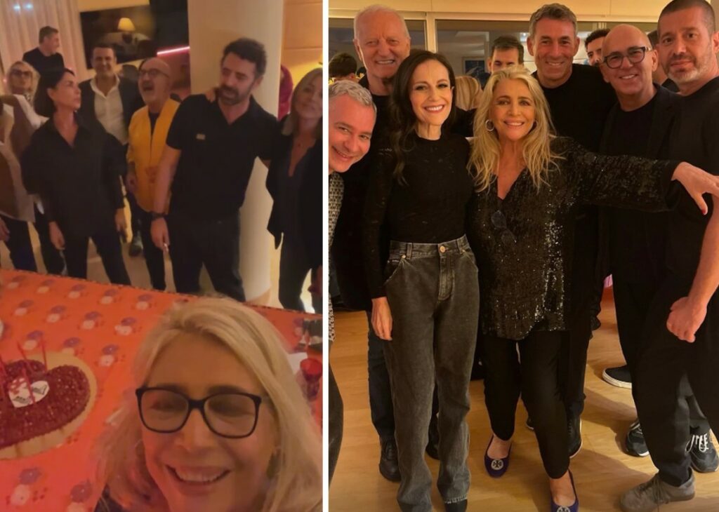 Le foto del party casalingo a Roma per i 74 anni di Mara Venier