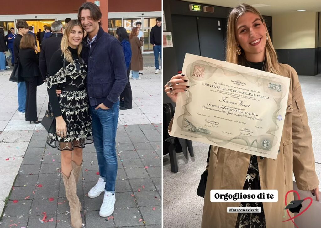 Francesco Oppini festeggia il master della fidanzata Francesca alla Bicocca Francesco Oppini festeggia il master della fidanzata Francesca alla Bicocca