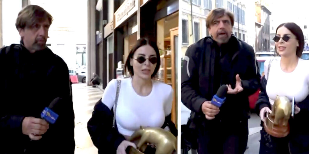 Anche la presunta amante di Totti, Marialuisa Jacobelli, riceve il Tapiro d'Oro: incalzata da Staffelli sulla questione, ecco come ha reagito Anche la presunta amante di Totti, Marialuisa Jacobelli, riceve il Tapiro d'Oro: incalzata da Staffelli sulla questione, ecco come ha reagito