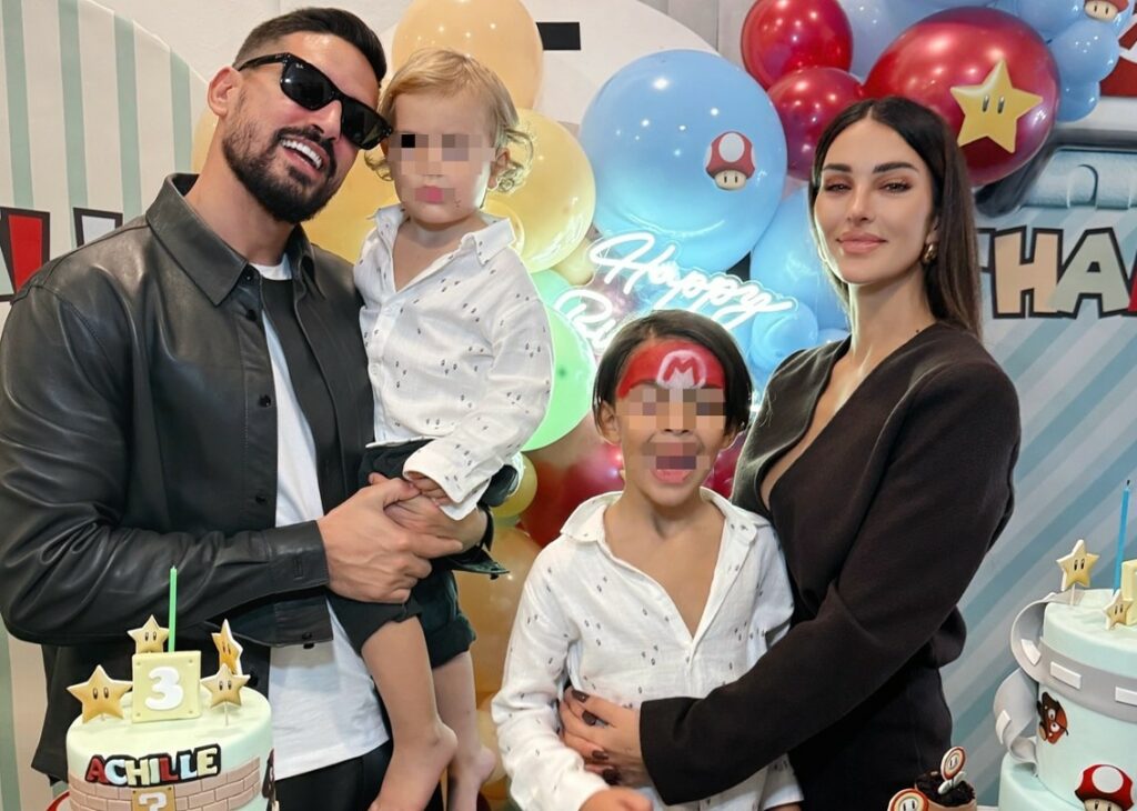 Rosa Perrotta e Pietro Tartaglione festeggiano il compleanno dei figli con un mega party a tema Super Mario