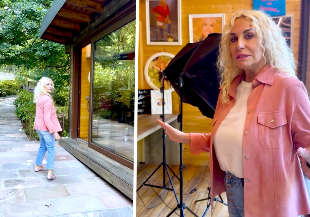 Antonella Clerici mostra il suo 'camerino casalingo' nella tenuta di Arquata Scrivia in cui lavora da casa: guarda Antonella Clerici mostra il suo 'camerino casalingo' nella tenuta di Arquata Scrivia in cui lavora da casa: guarda