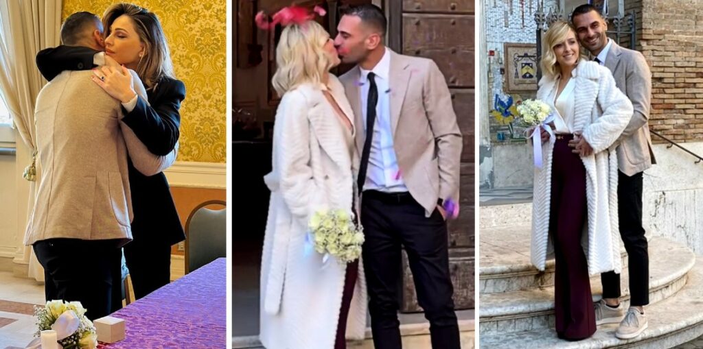 Anna Tatangelo commossa alle nozze del fratello Giuseppe: le immagini della cerimonia e dei festeggiamenti sobri e intimi Anna Tatangelo commossa alle nozze del fratello Giuseppe: le immagini della cerimonia e dei festeggiamenti sobri e intimi