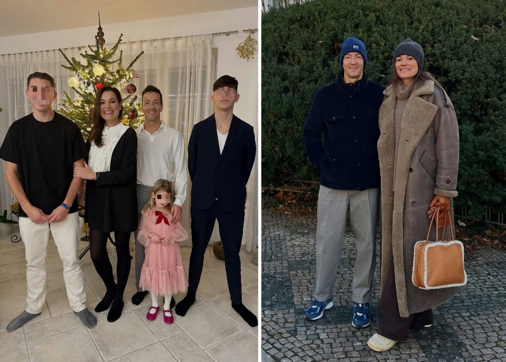 Alena Seredova per Natale vola a Praga con la famiglia