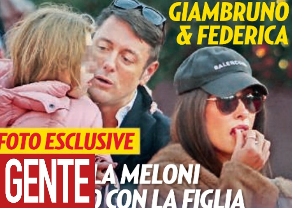 Andrea Giambruno, padre della figlia della Meloni, paparazzato da 'Gente' con la bambina e la presunta nuova fidanzata Federica Bianco Andrea Giambruno, padre della figlia della Meloni, paparazzato da 'Gente' con la bambina e la presunta nuova fidanzata Federica Bianco