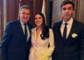 Matrimonio del figlio di Ezio Greggio a Monaco: le immagini delle nozze di Gabriele Greggio in municipio a Monte Carlo