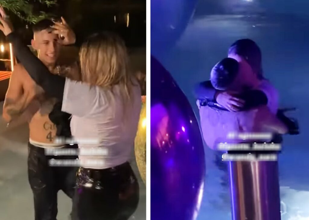 Wanda Nara e il fidanzato con 14 anni meno di lei, L-Gante, si baciano davanti ai figli e si buttano avvinghiati in piscina al party: guarda Wanda Nara e il fidanzato con 14 anni meno di lei, L-Gante, si baciano davanti ai figli e si buttano avvinghiati in piscina al party: guarda