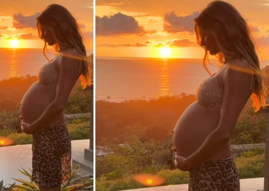 Gisele Bundchen mostra il suo grande pancione, manca poco al parto: guarda Gisele Bundchen mostra il suo grande pancione, manca poco al parto: guarda