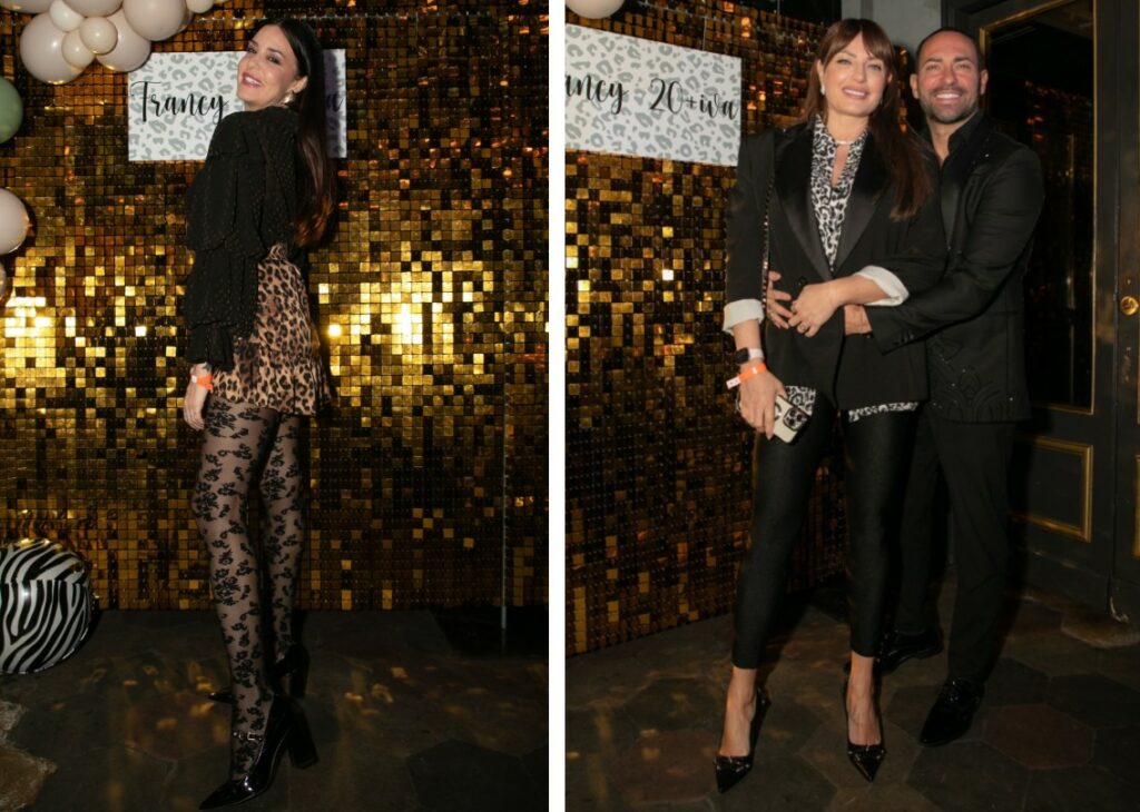 Le foto della festa di compleanno piena di vip  in stile animalier di Francesca Pappalardo