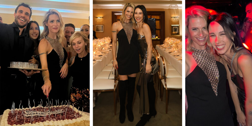 Super cena a Milano per i 48 anni di Michelle Hunziker: dalla Tatangelo alla figlia Aurora col futuro marito, ecco chi c’era