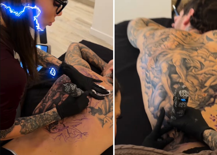 Manuel Bortuzzo si è fatto un tatuaggio enorme sulla schiena