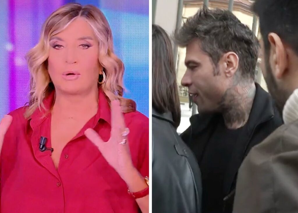 ''Battuta acida'': Myrta Merlino replica a Fedez e gli dà un consiglio spassionato