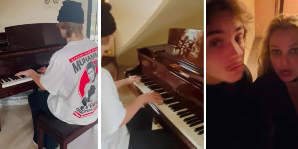 Britney Spears pubblica video del figlio Jayden che suona il pianoforte: ''E’ un genio, sono spaventata'' Britney Spears pubblica video del figlio Jayden che suona il pianoforte: ''E’ un genio, sono spaventata''