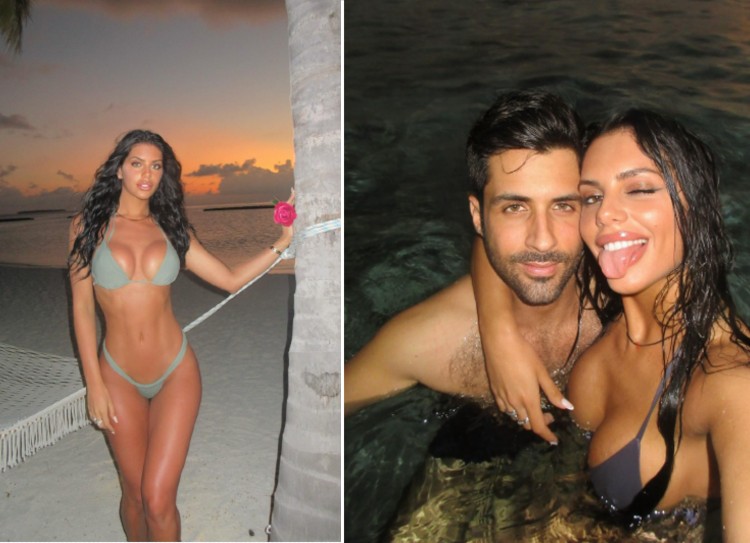 Antonella Fiordelisi vola alle Maldive con Giulio Fratini