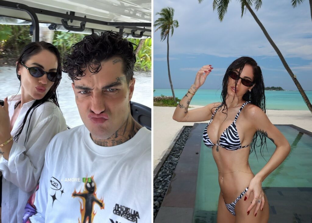 Giulia De Lellis e Tony Effe alle Maldive Giulia De Lellis e Tony Effe alle Maldive