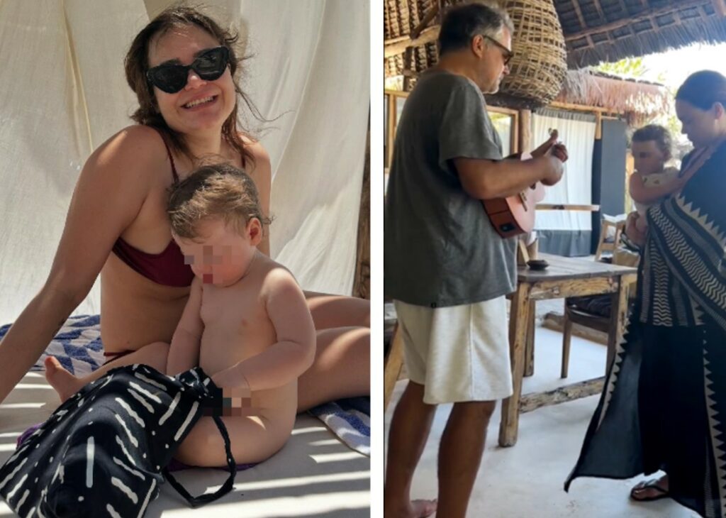 Romina Carrisi in vacanza in Africa col figlio di 13 mesi Axel Lupo, mamma Romina Power e il fratello Yari: guarda Romina Carrisi in vacanza in Africa col figlio di 13 mesi Axel Lupo, mamma Romina Power e il fratello Yari: guarda