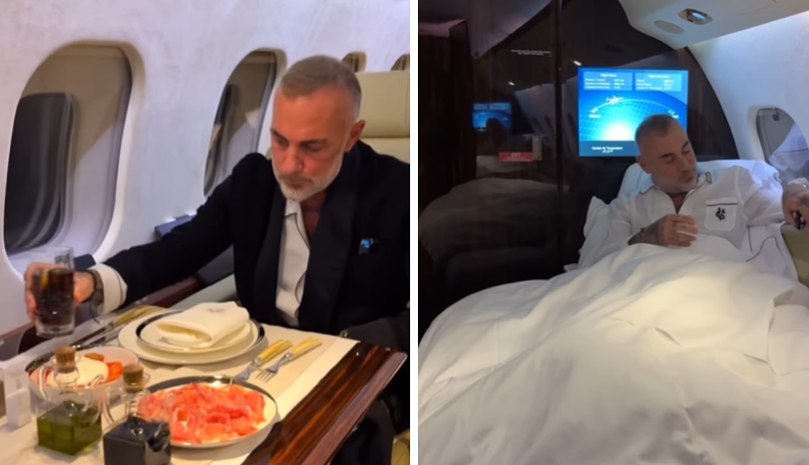 Gianluca Vacchi mostra soddisfatto il suo nuovo lussuosissimo jet privato da decine di milioni di euro, dove dorme beato: guarda - Gossip.it | News sul Gossip e VIP