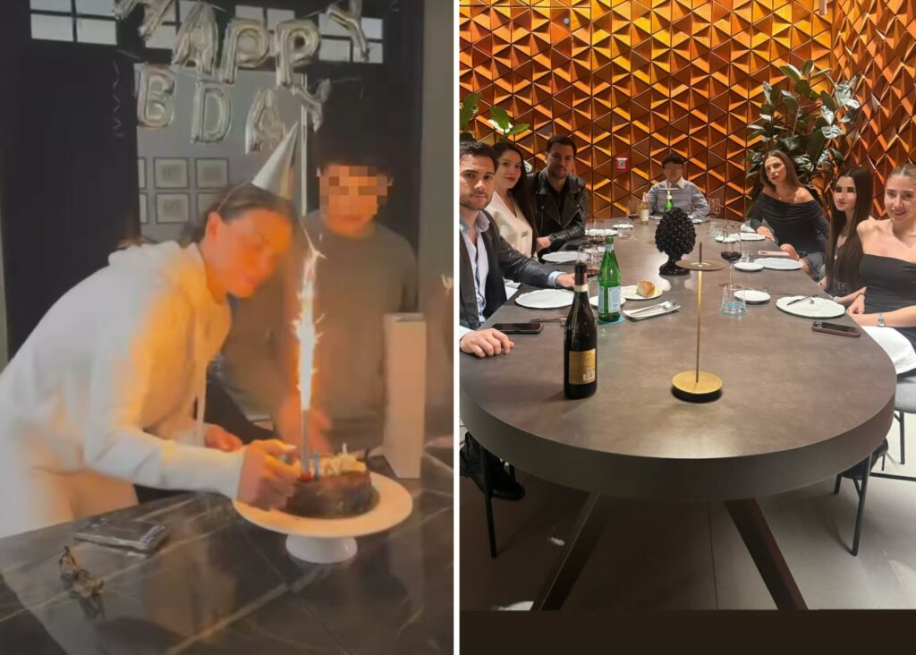 Claudia Galanti festeggia a Milano i 14 anni del figlio Liam Claudia Galanti festeggia a Milano i 14 anni del figlio Liam