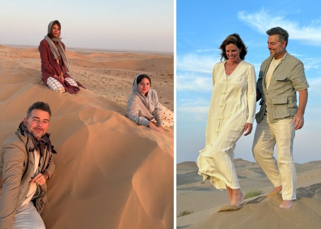 Daniele Bossari e Filippa Lagerback dopo l'Oman si spostano a Dubai Daniele Bossari e Filippa Lagerback dopo l'Oman si spostano a Dubai