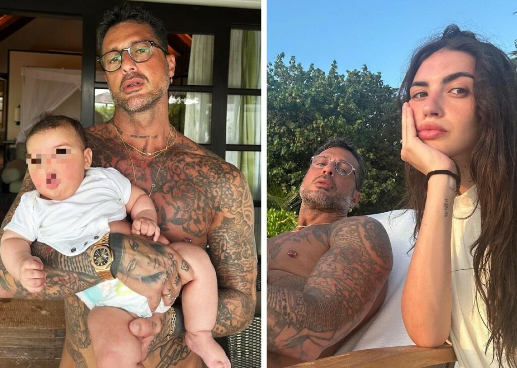 Le foto delle vacanze alle Maldive di Fabrizio Corona con la compagna Sara Barbieri e il figlio Thiago