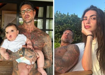 Le foto delle vacanze alle Maldive di Fabrizio Corona con la compagna Sara Barbieri e il figlio Thiago