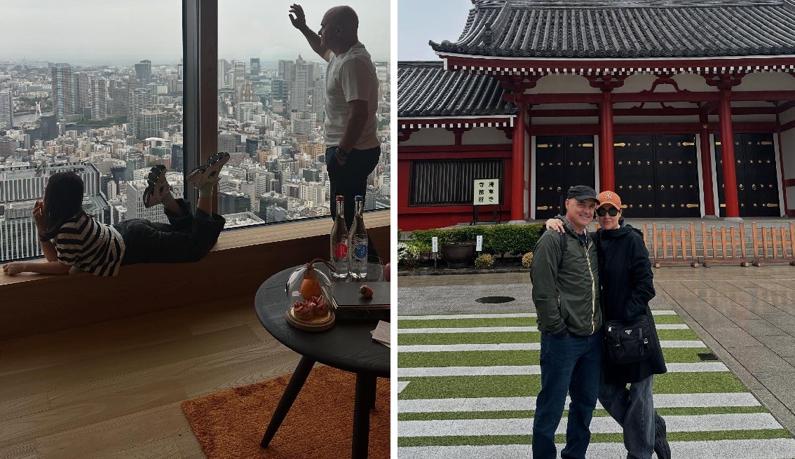 Luca Zingaretti e Luisa Ranieri si regalano una vacanza da sogno in Giappone per il break di primavera: guardali a Tokyo - Gossip.it | News sul Gossip e VIP
