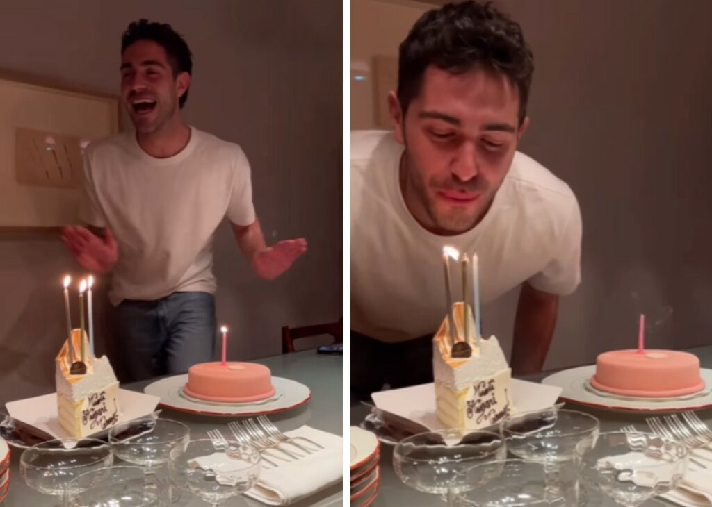 Tommaso Zorzi esce dagli ''enti'' ed entra negli ''enta'': le torte a mezzanotte per i suoi 30 anni Tommaso Zorzi esce dagli ''enti'' ed entra negli ''enta'': le torte a mezzanotte per i suoi 30 anni