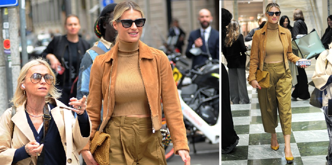 Michelle Hunziker in centro a Milano per la prova abiti: l'outfit dell'Eurovision è Made in Italy? Foto - Gossip.it | News sul Gossip e VIP