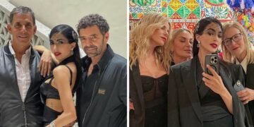 Alessia Marcuzzi e gli altri vip all'evento romano di Dolce & Gabbana