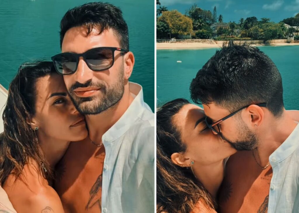 Bianca Guaccero e il fidanzato Giovanni Pernice innamorati nel resort di lusso a Barbados: guarda