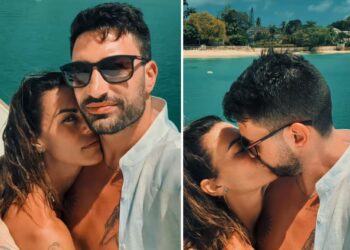 Bianca Guaccero e il fidanzato Giovanni Pernice innamorati nel resort di lusso a Barbados: guarda