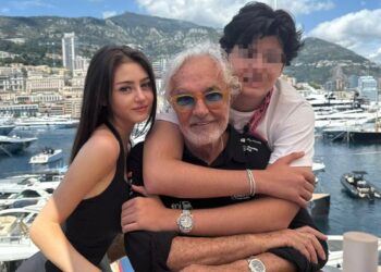 Flavio Briatore riunisce entrambi i figli Nathan Falco e Leni, avuta da Heidi Klum, per il weekend monegasco: guarda
