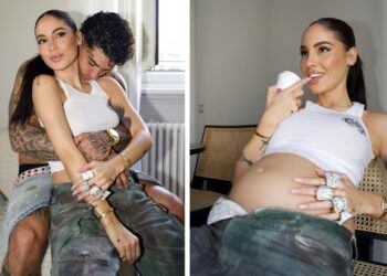 L'album delle foto della gravidanza di Giulia De Lellis incinta di Tony Effe