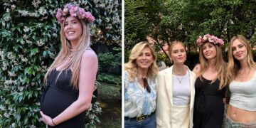 La sorella di Chiara Ferragni incinta sbalordita di fronte al baby shower a sorpresa: la sua reazione