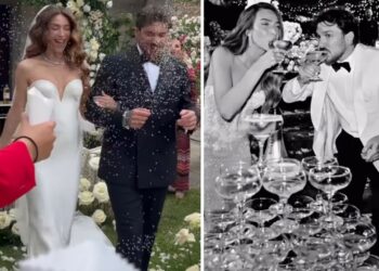 Le foto delle nozze di Andrea Cerioli e Arianna Cirrincione in Toscana
